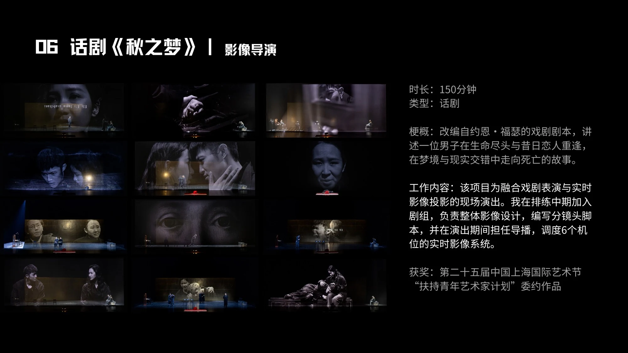 06 话剧《秋之梦》|影像导演